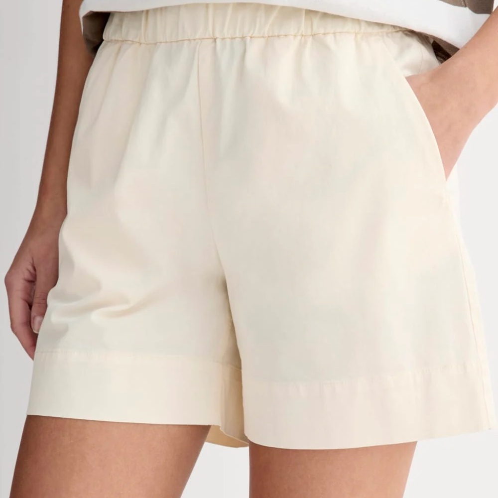 Everlane The Easy Canvas Shorts In Size Large NWT